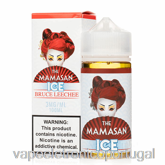 Vape Eletrônico Ice Bruce Leechee - The Mamasan E-liquid - 100ml 0mg